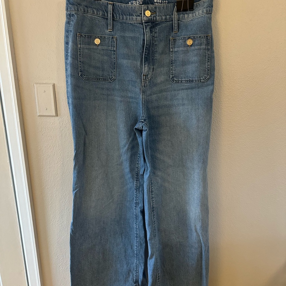 J.Crew Wide Leg Trouser Jean